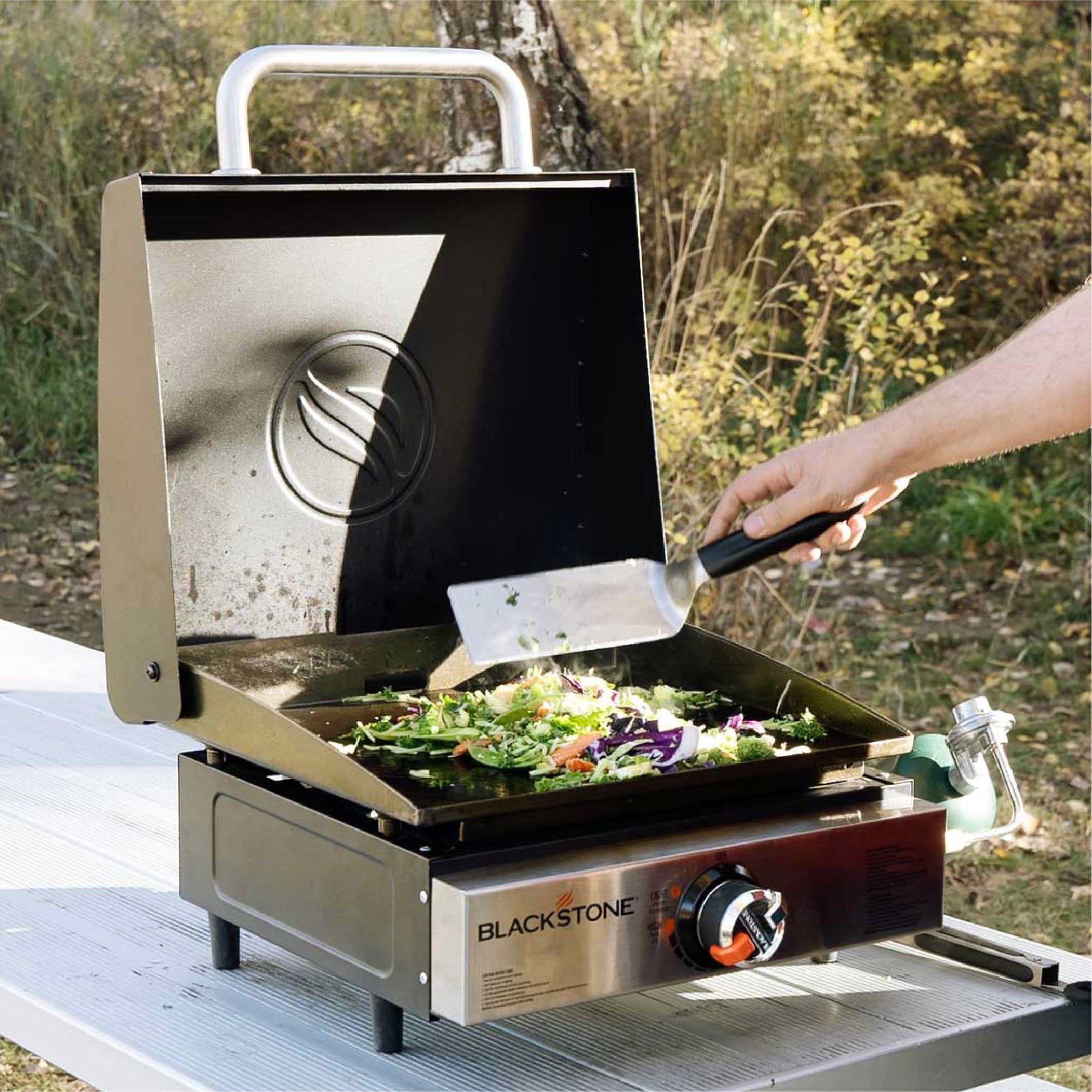 17" Tabletop Griddle with Hood