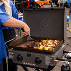 22" Griddle with Flexfold Legs (Charcoal Gray)