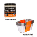Griddle Seasoning and Grease Cup Liner Bundle
